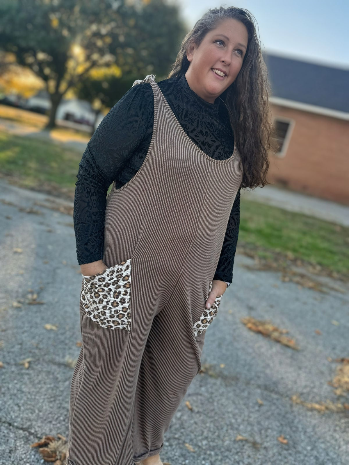 Velvet Rodeo Mesh Underlay Top