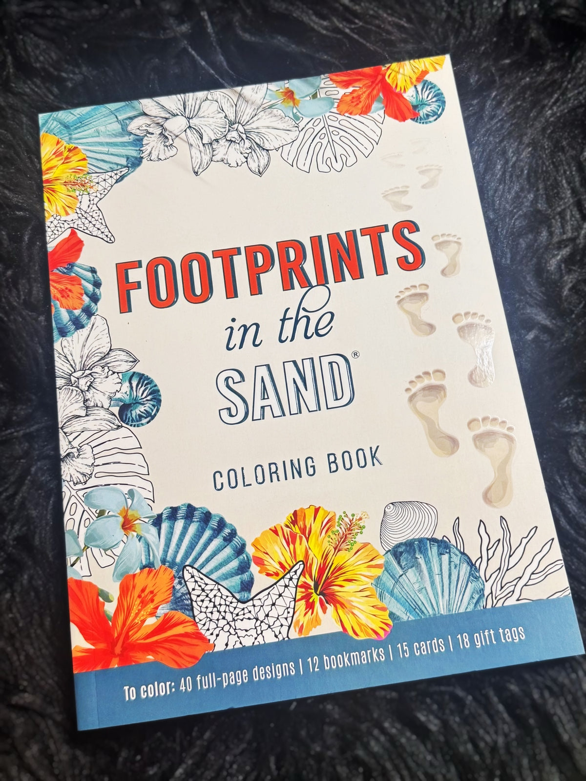 Footprints In The Sand Coloring Book