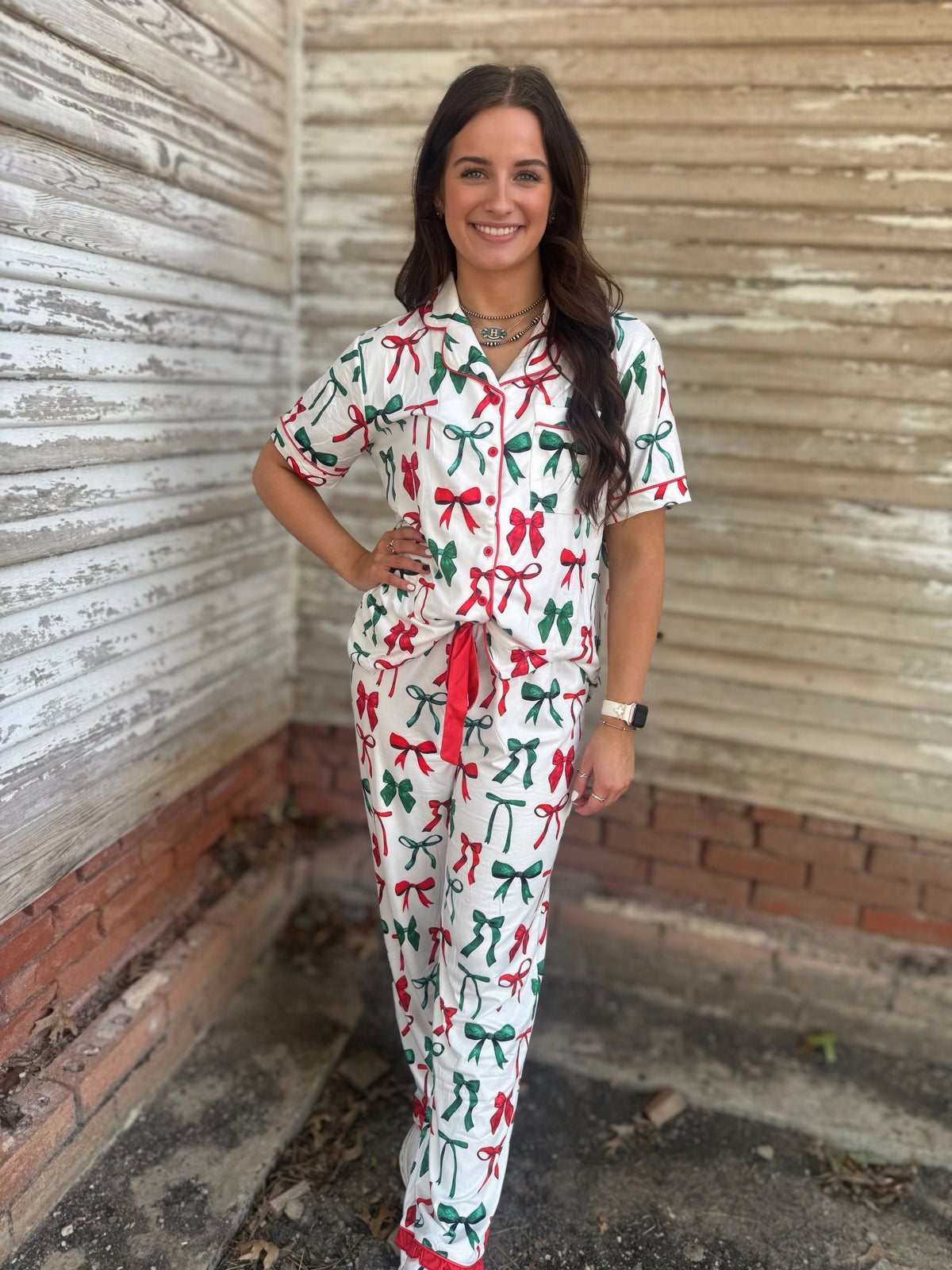 Midnight Bow Pajamas