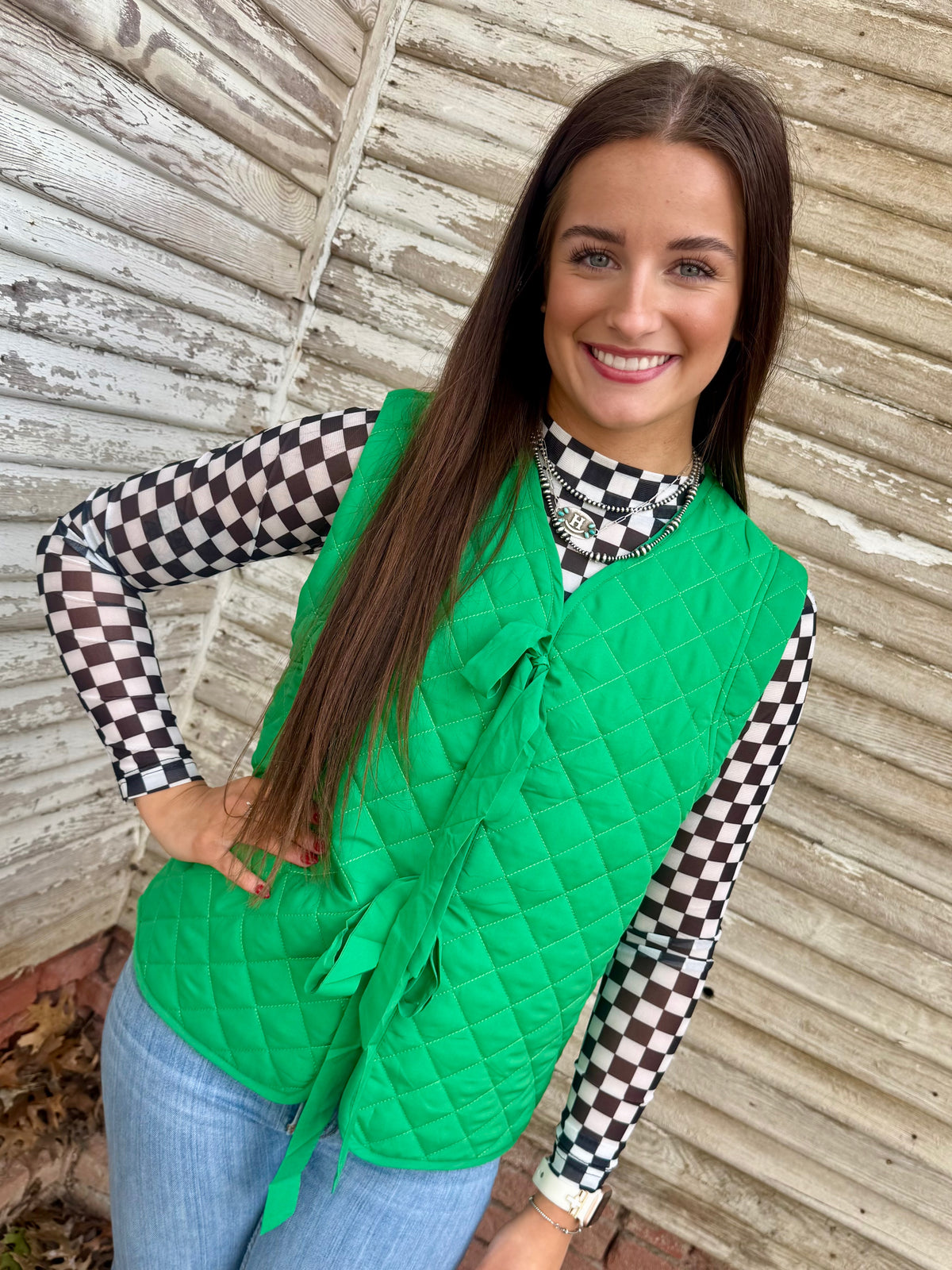 Great In Green Lightweight Vest
