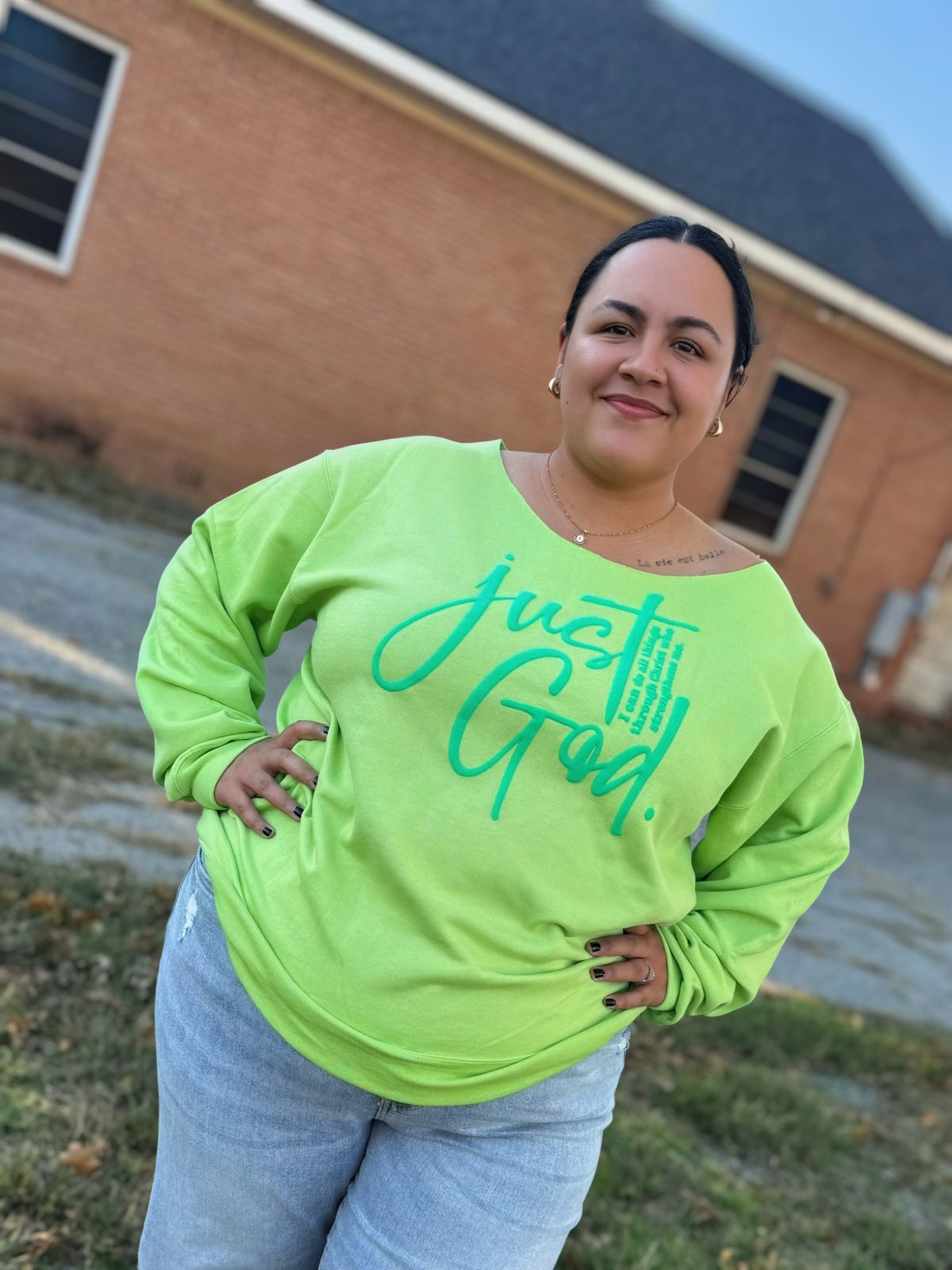 Just God Sweatshirt