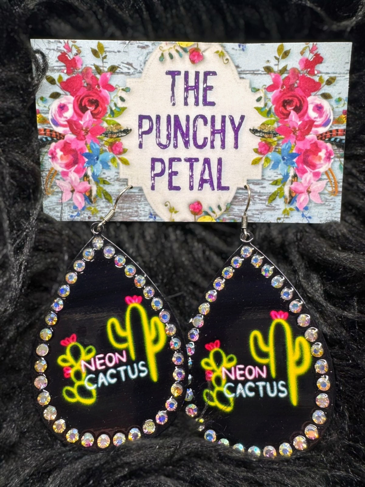 The Neon Cactus Earrings