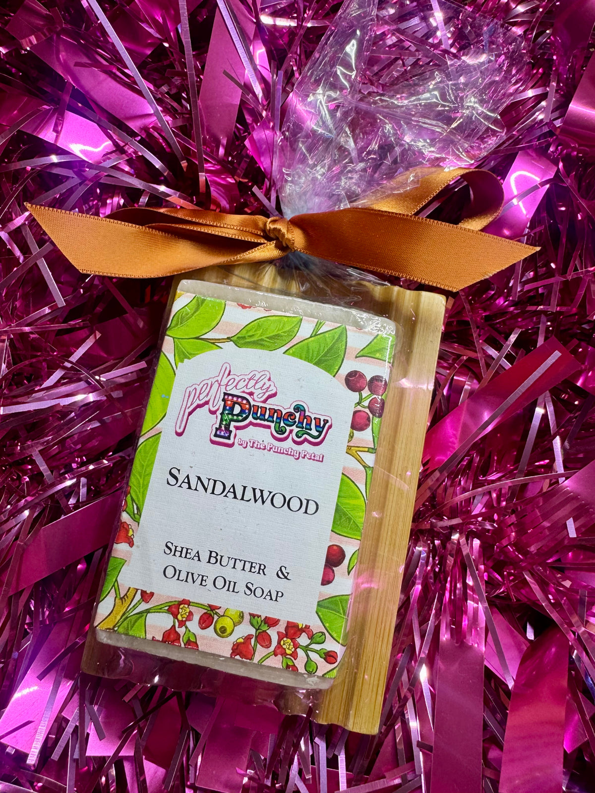 Sandalwood Soap With Wooden Holder