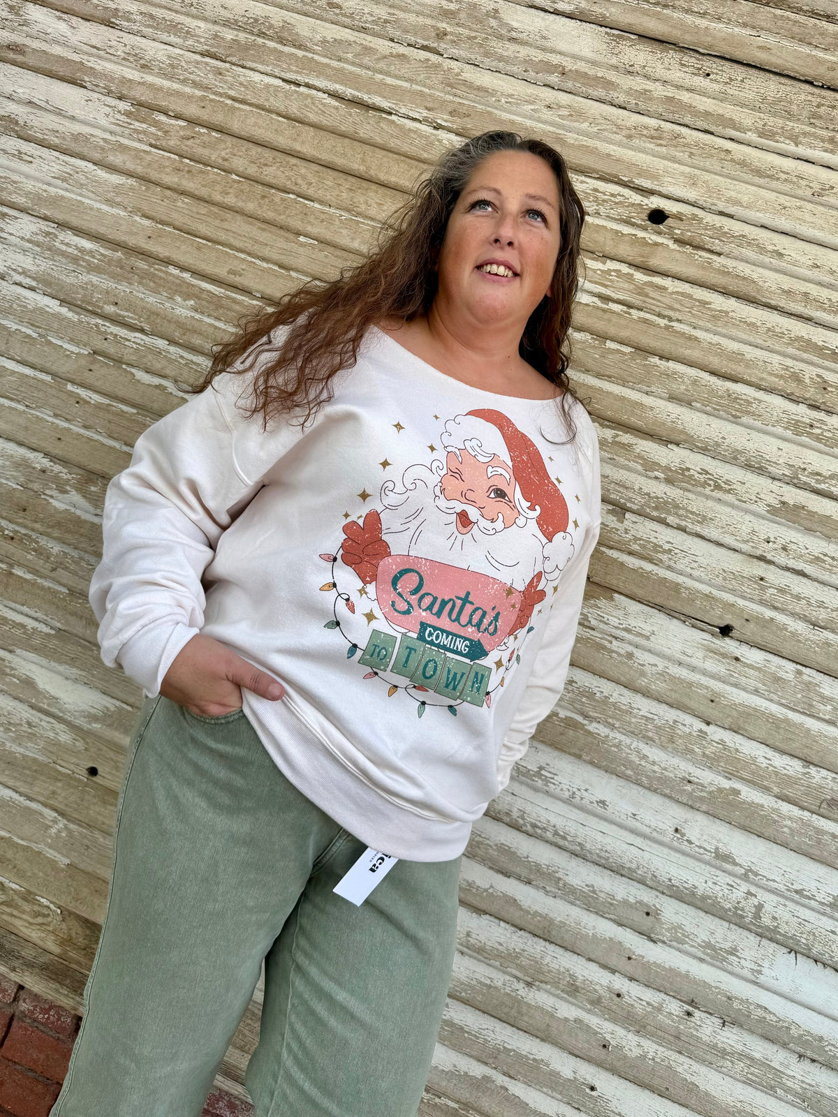 Santa’s Coming To Town Sweatshirt