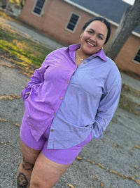 Comfy In Corduroy Set-Purple