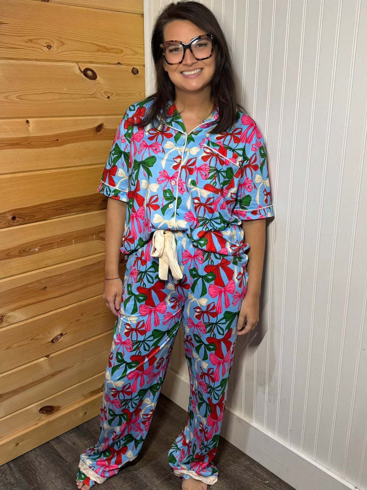 All The Bows Pajama Set