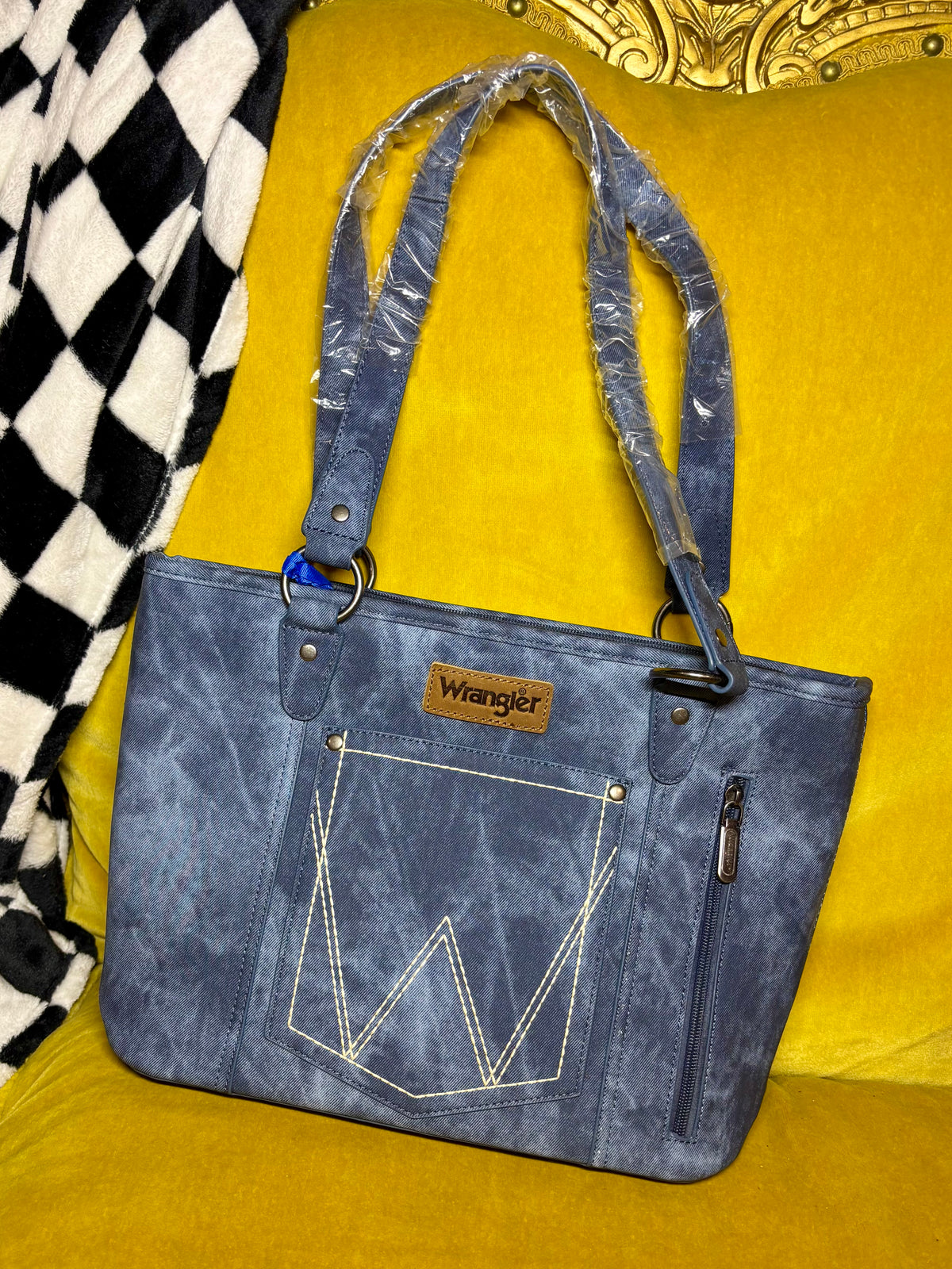 Wrangler Pocket Purse Blue