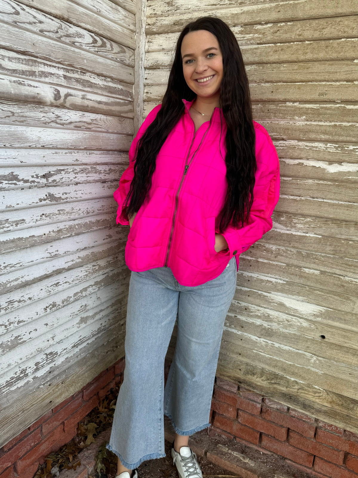 Shine Bright Neon Puffer Jacket