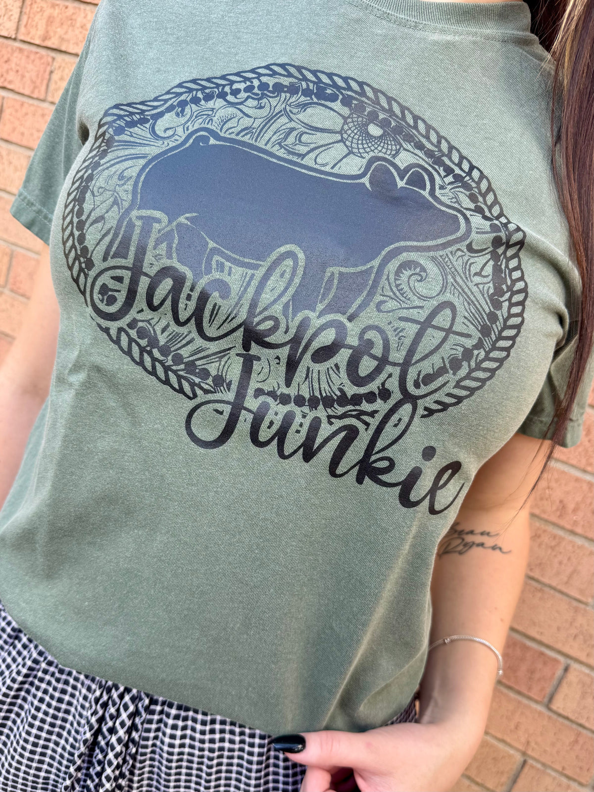 Jackpot Junkie-Pig Tee