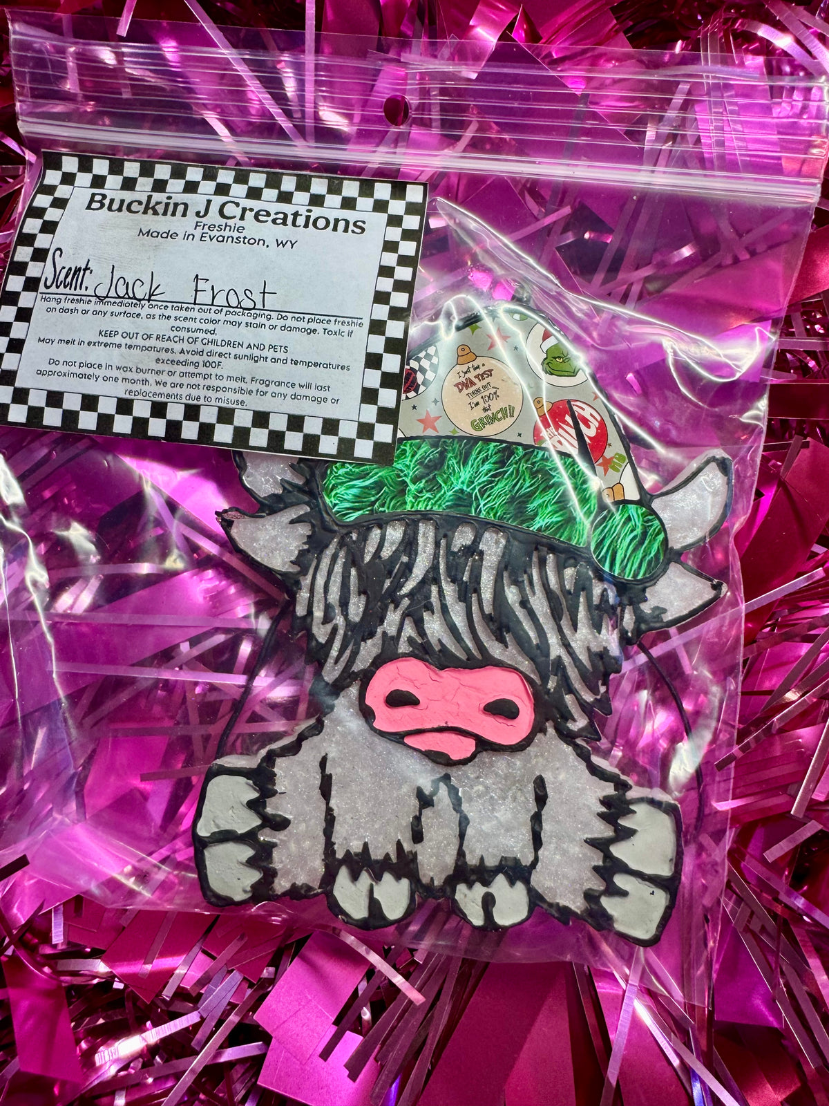 Christmas Cow Freshie