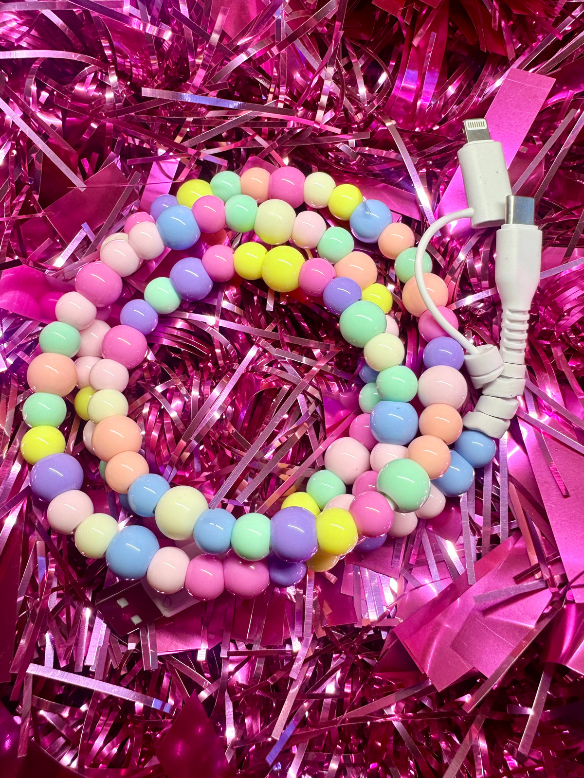 Multi Color Adaptable Beaded Charger