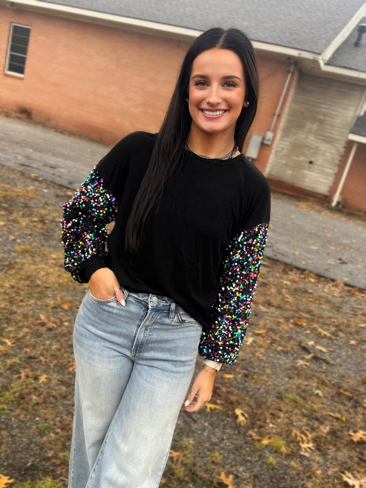 Sparkle Around Town Top