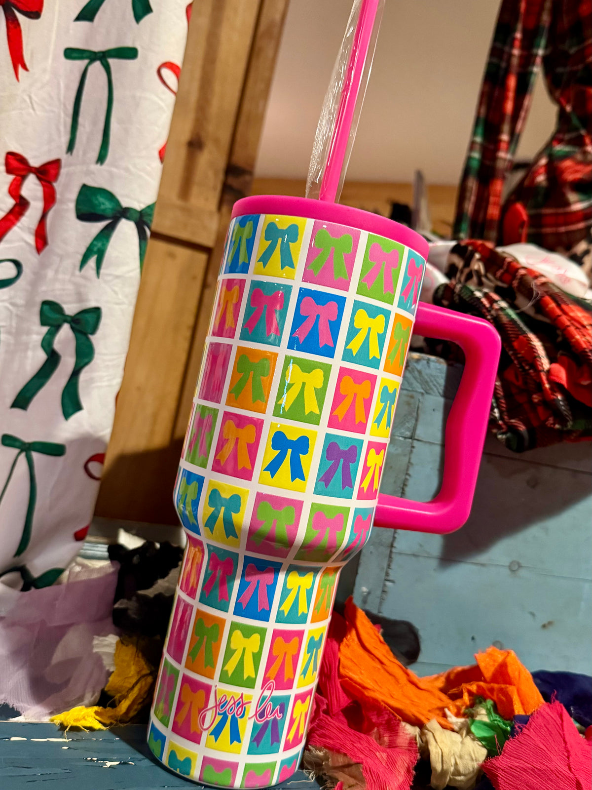 BOW OBSESSED TUMBLER