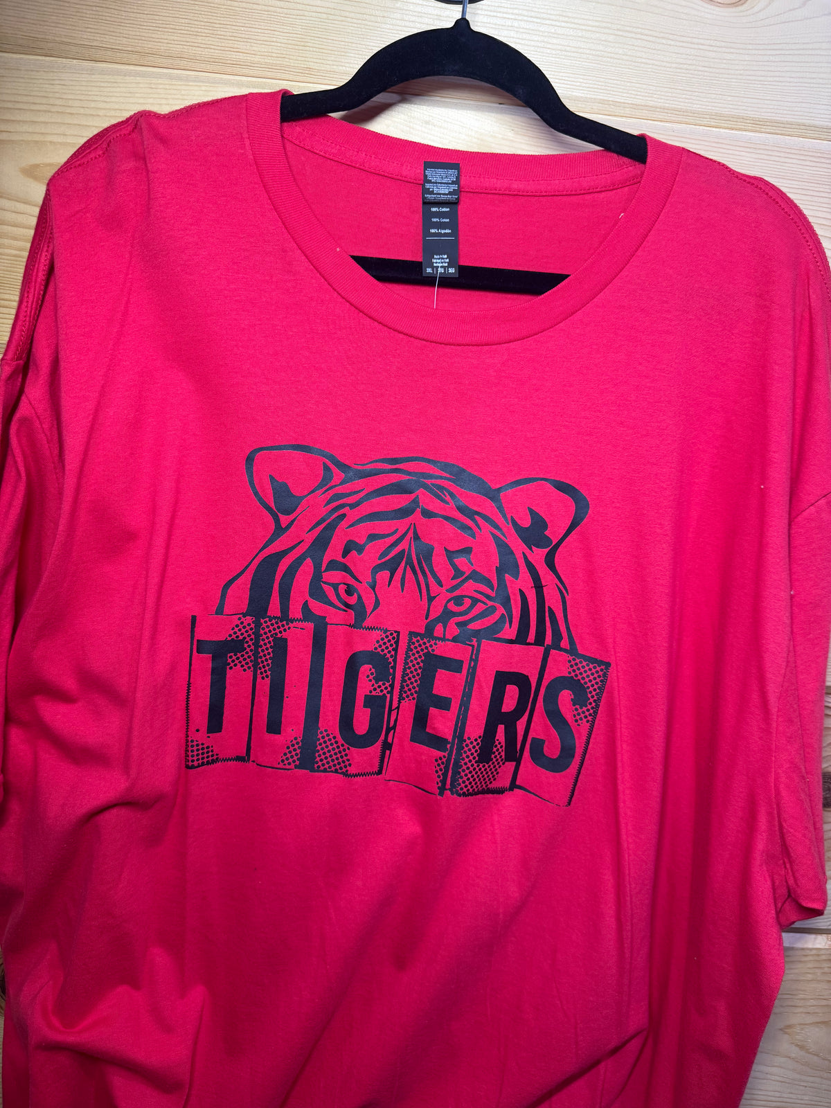 Red and Black Tigers Tee