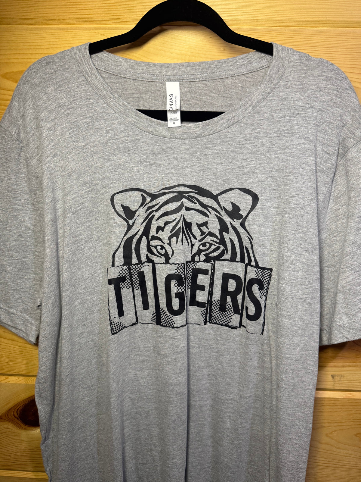 Grey and Black Tigers Tee