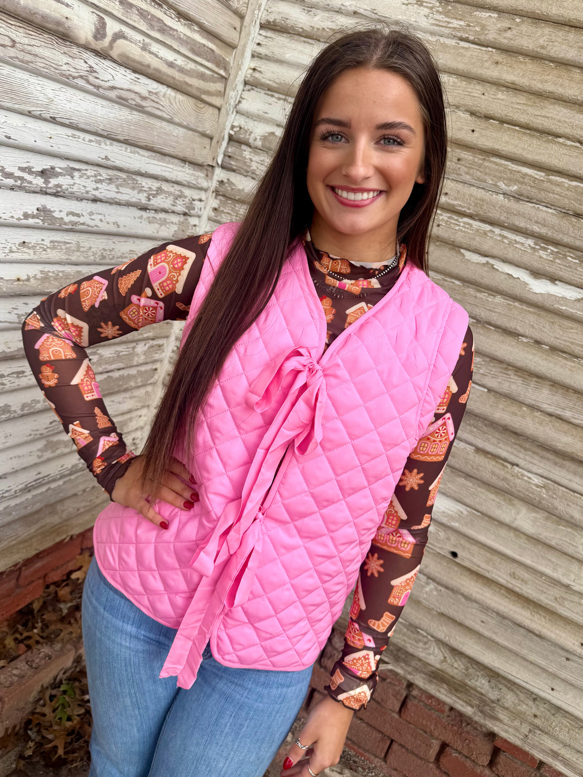 Pretty In Pink Vest