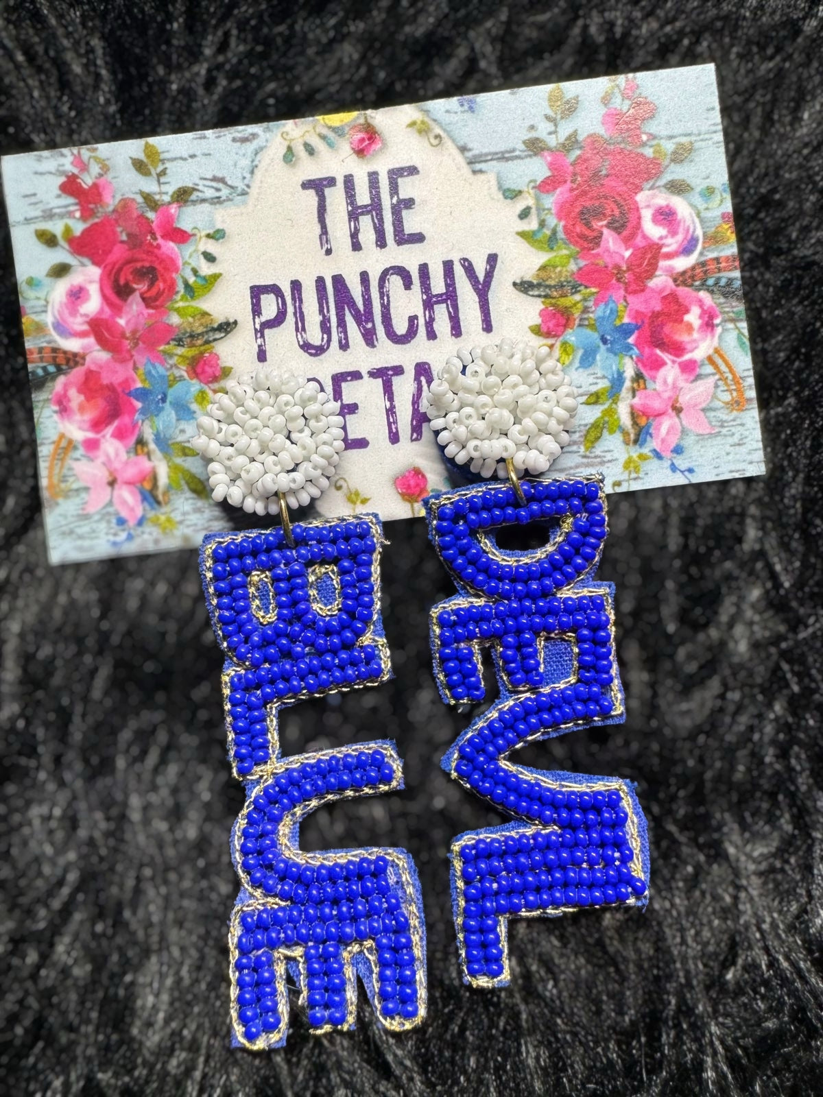 The Blue Devil Earrings