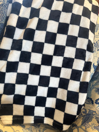 Checkered Past Fleece Blanket